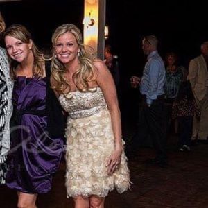 Gorgeous beaded strapless dress in EUC.